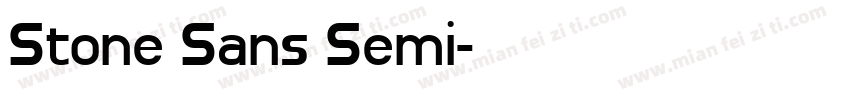 Stone Sans Semi字体转换